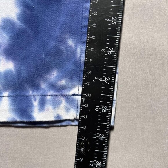 Wildfang Pants Womens Medium Blue White Tie-Dye The Essential Work Pant WP5300 - Picture 14 of 15